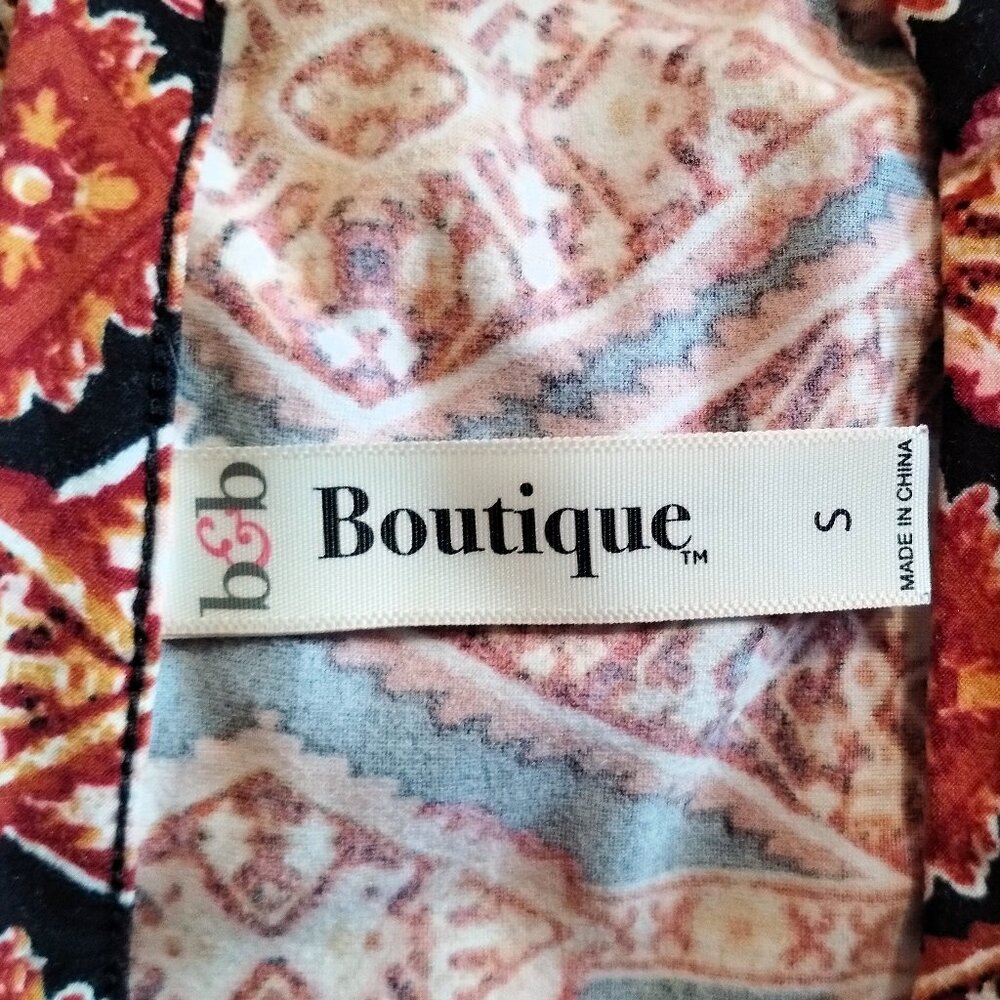 B&B Boutique (S) Patterned Keyhole Neck Mini - Picture 8 of 8